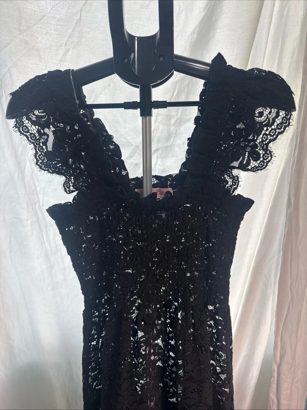 Hill House Collector's Edition The Lace Ellie Nap Dress - Black -Size medium - Picture 3 of 12